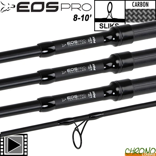 Canne Fox EOS Pro Traveller 8-10' 3.5lbs Full Shrink (les 3) 1 Canne Fox EOS Pro Traveller 8-10' 3.5lbs Full Shrink (les 3)