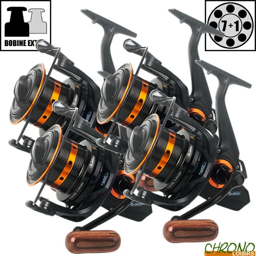 Moulinet Carp Design GK9000 Black & Orange (les 4) 1 Moulinet Carp Design GK9000 Black & Orange (les 4)