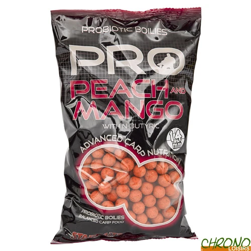 Bouillettes Starbaits Probiotic Peach & Mango 14mm 1kg 1 Bouillettes Starbaits Probiotic Peach & Mango 14mm 1kg