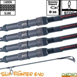Canne Carp Design Slim Fighter Evo 50mm 12' 3lbs (les 4)