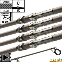 Canne Prowess Insedia 50mm 12' 3.5lbs (les 4)