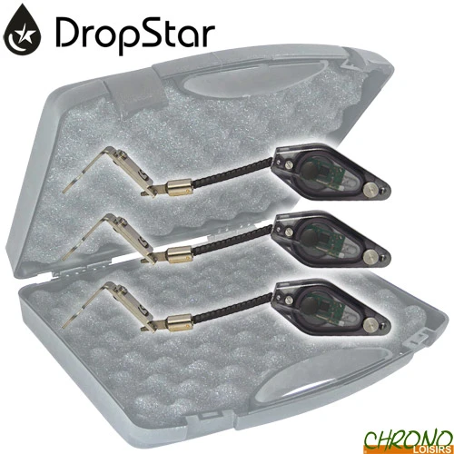Coffret Carpsounder 3 Hangers Lumineux Dropstar DR-LX2 Noir 1 Coffret Carpsounder 3 Hangers Lumineux Dropstar DR-LX2 Noir