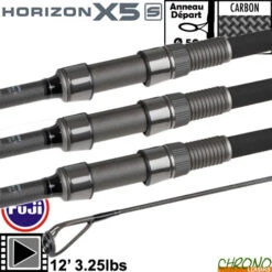Canne Fox Horizon X5 S 12' 3.25lbs Full Shrink (les 3)