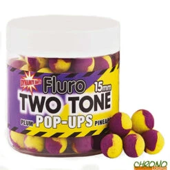 Pop Ups Fluro Dynamite Baits Two Tones Plum & Pineapple 15mm