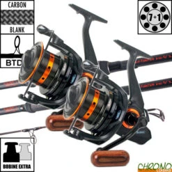 Ensemble Carp Design Slim Fighter Evo 10' 3.5lbs GK9000 (les 2)