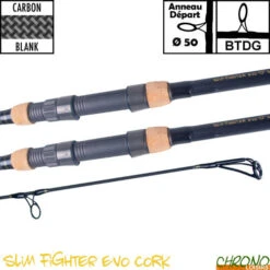 Canne Carp Design Slim Fighter Evo 50mm 12' 3.5lbs Full Cork (les 2)