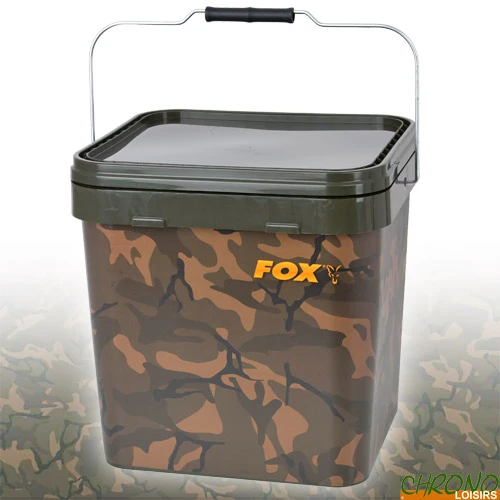 Seau Fox Camo Square Bucket 17L 1 Seau Fox Camo Square Bucket 17L
