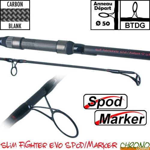 Canne Carp Design Slim Fighter Evo Spod/Marker 50mm 12' 5lbs 1 Canne Carp Design Slim Fighter Evo Spod/Marker 50mm 12' 5lbs