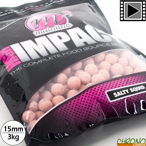 Bouillettes Mainline High Impact Salty Squid 15mm 3kg 1 Bouillettes Mainline High Impact Salty Squid 15mm 3kg