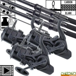 Ensemble Daiwa New Emblem Carp 10' 3.5lbs 35 SCW (les 3)