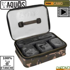 Trousse à Accessoires Etanche Fox Aquos Camolite Complète