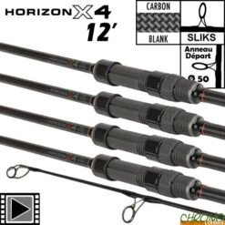 Canne Fox Horizon X4 50mm 12' 3.5lbs (les 4)