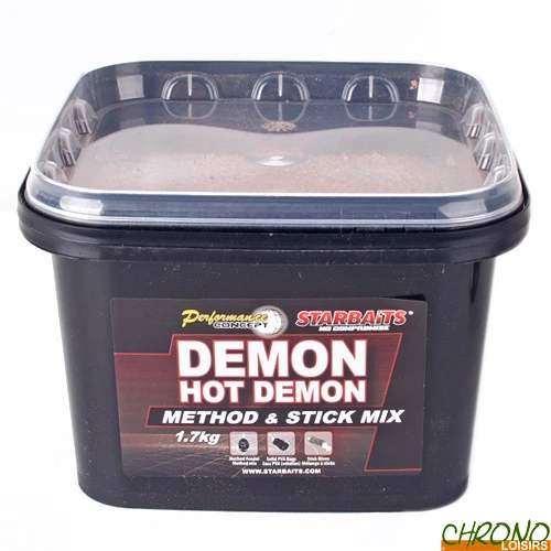 Stick Mix Starbaits Perf Concept Hot Demon Method & Stick 1.7kg 1 Stick Mix Starbaits Perf Concept Hot Demon Method & Stick 1.7kg
