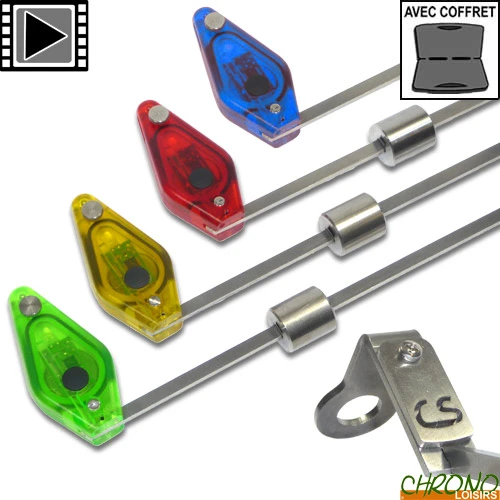 Coffret Carpsounder 4 Balanciers Lumineux Dropstar LX2 Couleur 1 Coffret Carpsounder 4 Balanciers Lumineux Dropstar LX2 Couleur