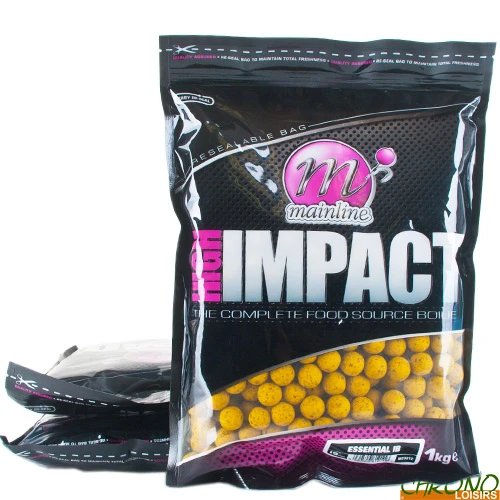 Bouillettes Mainline High Impact Essential IB 15mm 1kg (x3) 1 Bouillettes Mainline High Impact Essential IB 15mm 1kg (x3)