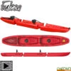 Kayak Point 65°N Falcon Duo Sit-On-Top Modulable Rouge 2 Places