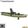 Kayak Point 65°N KingFisher Mer Solo Modulable Vert Armée 1 Place