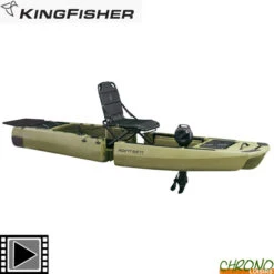 Kayak Point 65°N KingFisher Mer Solo Modulable Vert Armée 1 Place