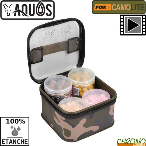 Trousse à Booster Etanche Fox Aquos Camolite Medium 1 Trousse à Booster Etanche Fox Aquos Camolite Medium