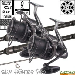 Ensemble Carp Design Slim Fighter Pro 12' 3.5lbs KR9000 (les 2)