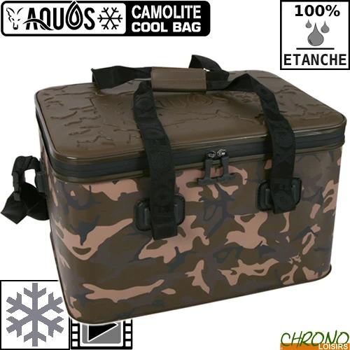 Sac Isotherme Etanche Fox Aquos Camolite Cool Bag 30L 1 Sac Isotherme Etanche Fox Aquos Camolite Cool Bag 30L