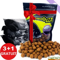 Bouillettes Pro Elite Baits Garlic 20mm 800g (x3)