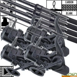 Ensemble Daiwa New Emblem Carp 10' 3.5lbs 35 SCW (les 4)