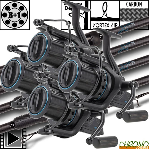Ensemble Nash X350 50mm 13' 3.5lbs LR10000 (les 4) 1 Ensemble Nash X350 50mm 13' 3.5lbs LR10000 (les 4)