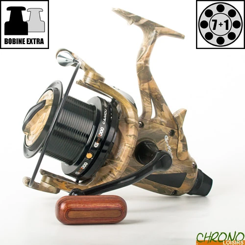 Moulinet Carp Design Débrayable GFR9000 Camou 1 Moulinet Carp Design Débrayable GFR9000 Camou
