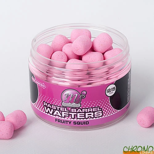 Dumbells Equilibrés Mainline Wafter Barrels Fruity Squid 12x15mm 1 Dumbells Equilibrés Mainline Wafter Barrels Fruity Squid 12x15mm