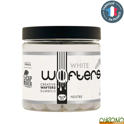 Dumbells Equilibrées Cap River Creative Wafter White 15x18mm 100g (Neutre) 1 Dumbells Equilibrées Cap River Creative Wafter White 15x18mm 100g (Neutre)