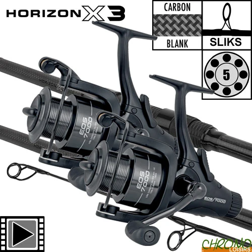 Ensemble Fox Horizon X3 10' 3lbs EOS 7000 (les 2) 1 Ensemble Fox Horizon X3 10' 3lbs EOS 7000 (les 2)