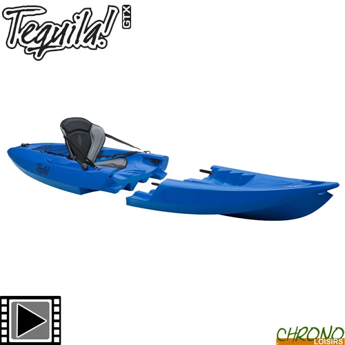 Kayak Point 65°N Tequila GTX Solo Sit-On-Top Modulable Bleu 1 Place 1 Kayak Point 65°N Tequila GTX Solo Sit-On-Top Modulable Bleu 1 Place