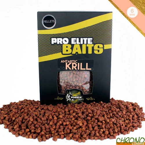 Pellets Pro Elite Baits Gold Antartic Krill 6mm 1kg 1 Pellets Pro Elite Baits Gold Antartic Krill 6mm 1kg