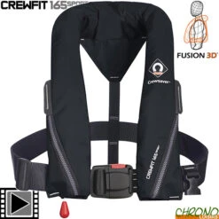 Gilet De Sauvetage Crewsaver 165N Sport Automatique Noir