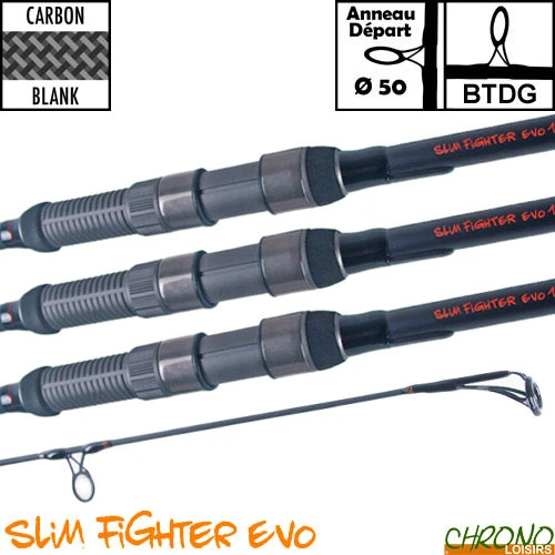 Canne Carp Design Slim Fighter Evo 50mm 13' 3.5lbs (les 3) 1 Canne Carp Design Slim Fighter Evo 50mm 13' 3.5lbs (les 3)