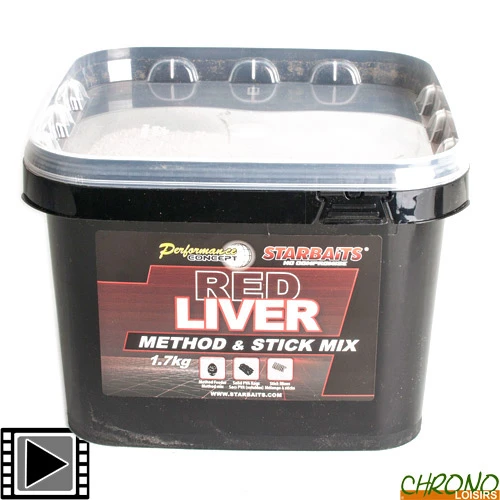 Stick Mix Starbaits Perf Concept Red Liver Method & Stick 1.7kg 1 Stick Mix Starbaits Perf Concept Red Liver Method & Stick 1.7kg