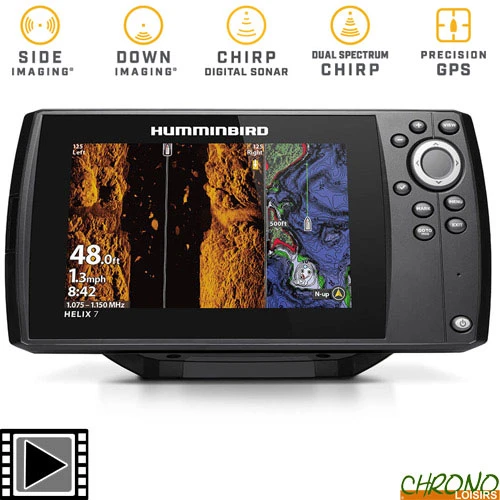 Sondeur GPS Humminbird Helix 7 G4 CHIRP SI Sonde TA 140/240kHz 1 Sondeur GPS Humminbird Helix 7 G4 CHIRP SI Sonde TA 140/240kHz